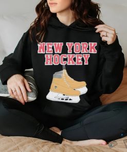 New York Hockey skates shirt