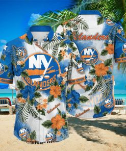 New York Islanders NHL Floral Full Printing 3D Hawaiian Shirt