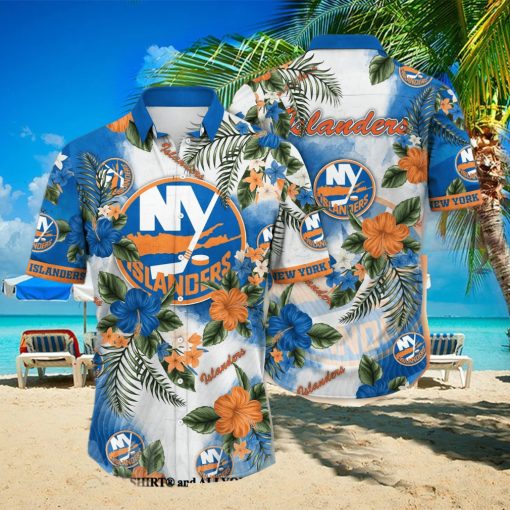 New York Islanders NHL Floral Full Printing 3D Hawaiian Shirt