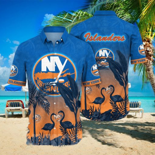 New York Islanders NHL Flower Classic Full Printing Hawaiian Shirt