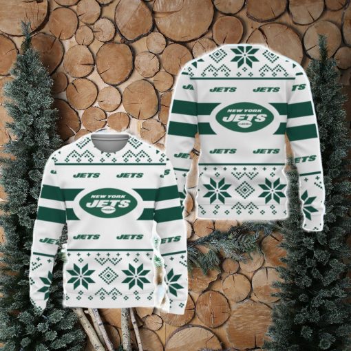 New York Jets Custom New Uniforms For Fan Gear Ugly Christmas Sweater