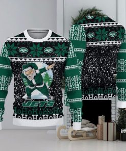 New York Jets Dabbing Santa Christmas Sweater