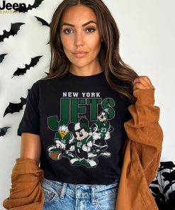 New York Jets Football Mickey Donald Duck And Goofy Football Team T Shirt