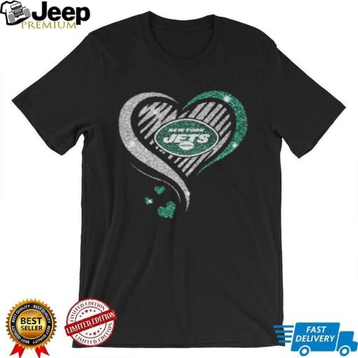 New York Jets Heart Diamond T shirt