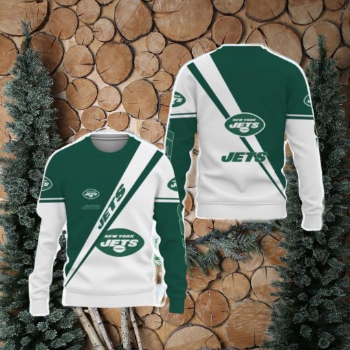 New York Jets Knitted Christmas Sweater All Over Print