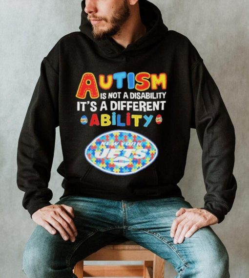 New York Jets NFL Autism Is Not A Disability 2024 Shirt