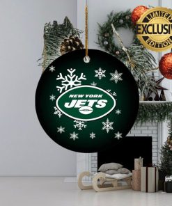 New York Jets NFL Custom Name 2023 Holiday Gifts Christmas Decorations Ornament