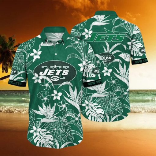 New York Jets NFL Flower Hawaiian Shirt For Men Women Impressive Gift For Fans