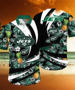 New York Jets NFL Flower Hawaiian Shirt Style Gift For Men Women Fans