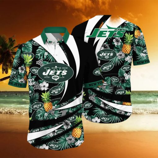 New York Jets NFL Flower Hawaiian Shirt Style Gift For Men Women Fans