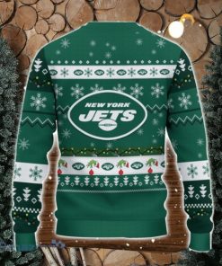 New York Jets NFL Grinch Hand Funny Christmas Gift Ugly Christmas Sweater Gift Ideas For Fans