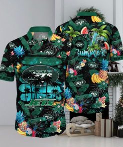 New York Jets NFL Hawaiian Shirt Straw Hatstime Aloha Shirt