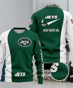 New York Jets NFL Just Hate Us Personalized For Fans Sweater New