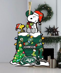 New York Jets NFL Snoopy Ornament Personalized Christmas 2023 Holidays