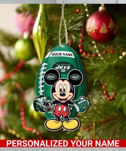 New York Jets Personalized Your Name Mickey Mouse And NFL Team Ornament SP161023184ID03