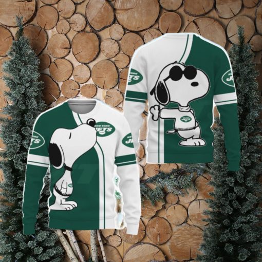 New York Jets Shop Champion Teamwear Ugly Christmas Sweater