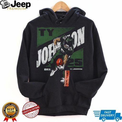 New York Jets Ty Johnson Pylon TD Shirt