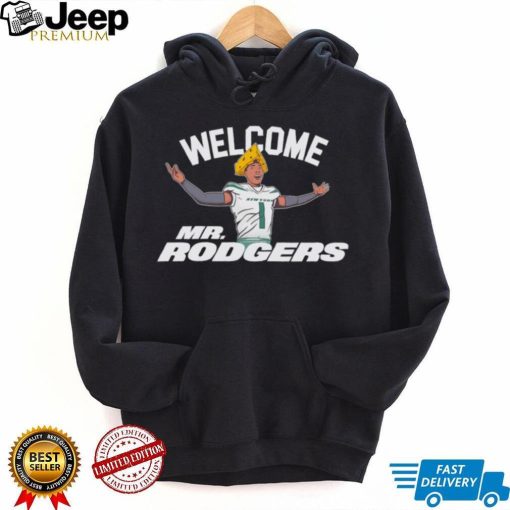 New York Jets Welcome Mr. Rogers Cheese hat shirt