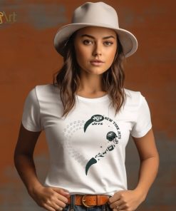 New York Jets football heart helmet logo gift shirt