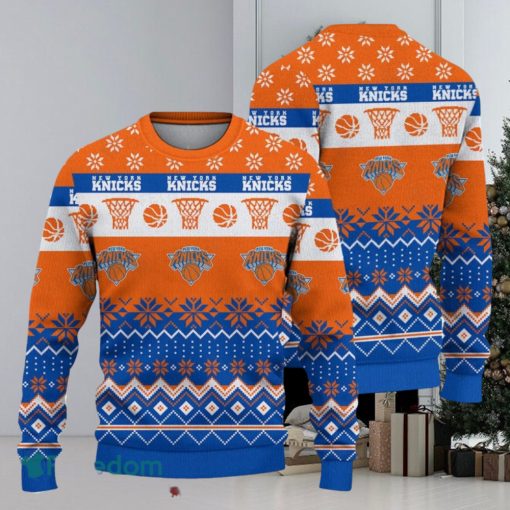 New York Knicks 3D Ugly Christmas Sweater 2023 For Fans