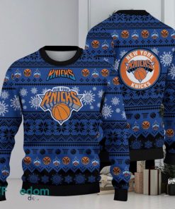 New York Knicks National Basketball 3D Ugly Christmas Sweater Men And Women Gift