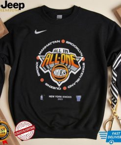 New York Knicks Nike Youth 2023 NBA Playoffs Mantra T Shirt