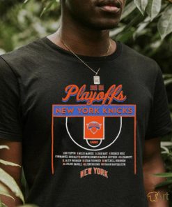 New York Knicks Stadium Essentials Unisex 2023 NBA Playoffs Roster Shirt