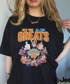 New York Knicks all team greats signatures shirt