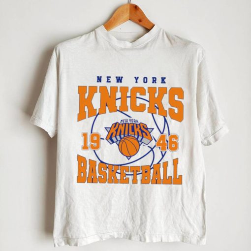 New York Knicks basketball NBA est 1946 logo retro shirt