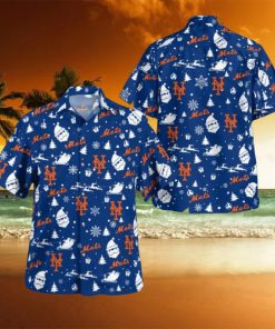 New York Mets Christmas Hawaiian Shirt Beach Gift Fans For Men And Women