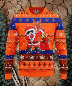 New York Mets Dabbing Santa Claus Xmas Ugly Christmas Sweater Best Christmas Gift Ideas