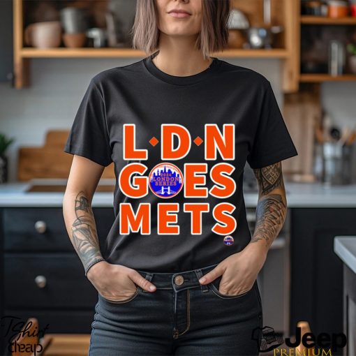 New York Mets LDN Goes Mets 2024 London Series logo shirt