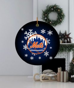 New York Mets MLB Custom Name 2023 Holiday Gifts Christmas Decorations Ornament