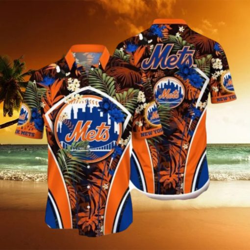 New York Mets Mlb Flower Hawaii Shirt For Fans