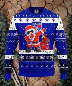 New York Rangers Dabbing Santa Claus Xmas Ugly Christmas Sweater Best Christmas Gift Ideas