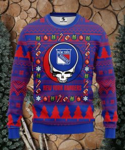 New York Rangers Grateful Dead Ugly Christmas Sweater Men And Women Sport Fans Gift