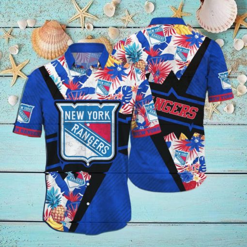 New York Rangers NHL Flower Hawaiian Shirt Gift For Men Women Fans