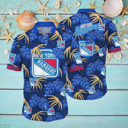 New York Rangers NHL Flower Hawaiian Shirt Impressive Gift For Fans