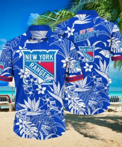 New York Rangers NHL Hawaiian Shirt Hiking Aloha Shirt