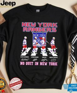 New York Rangers no quit in New York signatures shirt