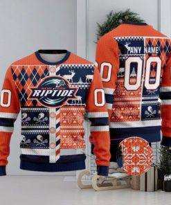 New York Riptide Special Design Big Logo Ugly Christmas Sweater