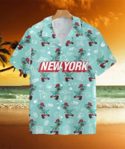 New York T rex Dinosaur Hawaiian Shirt For Men And Women