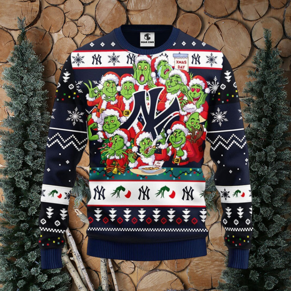 Yankees ugly sales christmas sweater