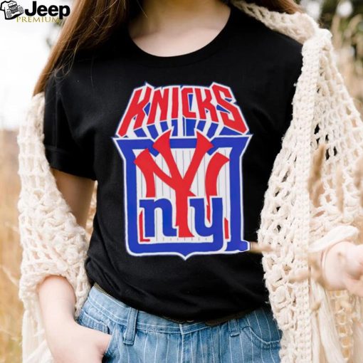 New York Yankees Giants Knicks logo shirt