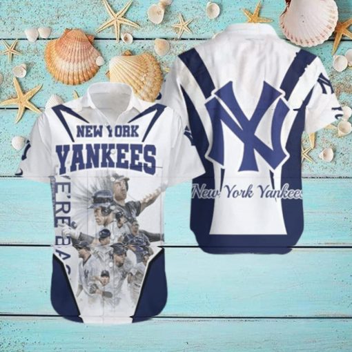 New York Yankees Hawaiian Shirt Summer Gift For Baseball Fans Yankees Hawaiian Shirt Hawaiian Gift