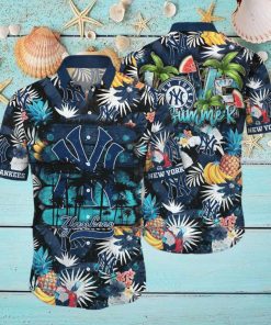 New York Yankees MLB Flower Hawaiian Shirt For Men Women Great Gift For Fans