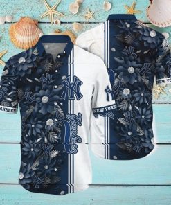 New York Yankees MLB Flower Hawaiian Shirt For Men Women Great Gift For Real Fans