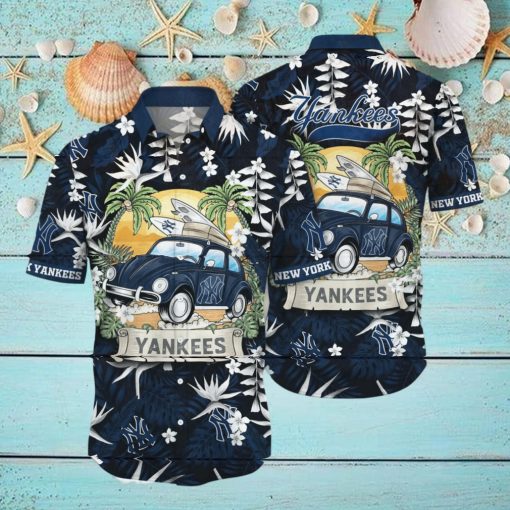 New York Yankees MLB Flower Hawaiian Shirt For Men Women Unique Gift For Fans