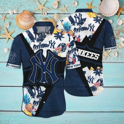 New York Yankees MLB Flower Hawaiian Shirt Gift For Men Women Fans