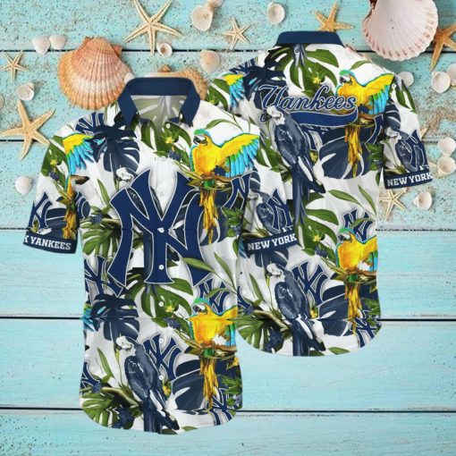 New York Yankees MLB Flower Hawaiian Shirt Great Gift For Fans